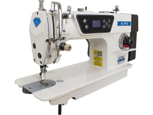Máquina De Costura Industrial Reta ALPHA Com Motor Direct Drive E Corte de Linha Automático LH-9802D-1