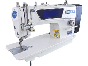 Máquina De Costura Industrial Reta ALPHA Eletrônica com Instrução por Voz E Motor Direct Drive Para Tecidos Pesados