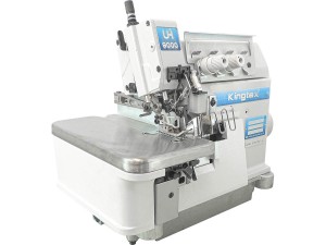 Máquina Overlock 4 Fios Ponto Cadeia Alta Rotação com Lubrificação Automática 6500RPM KINGTEX