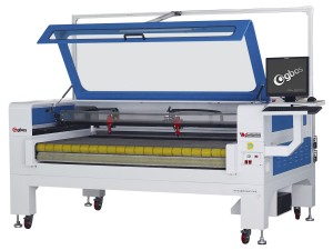 Máquina de Corte e Gravação A Laser Automático Com Sistema de Alimentação por Esteira 1800x1000mm