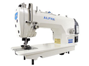 Máquina De Costura Industrial Reta com Refilador, LED, Painel Integrado e Motor Direct Drive ALPHA LH-8520DP