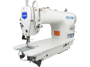 Máquina De Costura Industrial Reta ALPHA Com Motor Direct Drive HO HSING Ideal Para Tecidos Leves E Médios