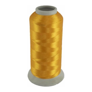 Linha 100% Poliéster 120gr para Máquina de Bordar - Amarelo Mostarda L-6482