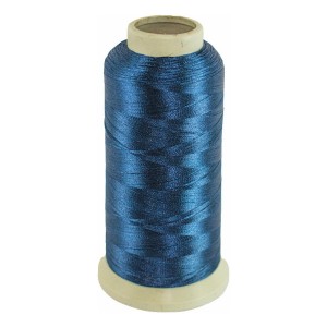 Linha 100% Poliéster 120gr para Máquina de Bordar - Azul Marinho L-7276