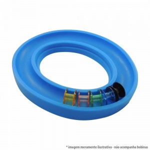 porta-bobina-flexivel-organizador-de-bobinas-pr-cf1104-azul-com-bobinas