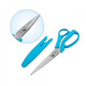 Tesoura 8" 20cm Cabo Plástico com Capa Protetora PR-9708
