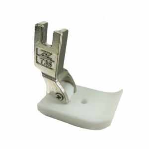 Calcador com Furo De Teflon 15mm Reta Industrial T35CW 15MM
