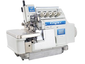 Máquina Interlock 5 Fios para Tecidos Leves e Médios com Motor Direct Drive KINGTEX