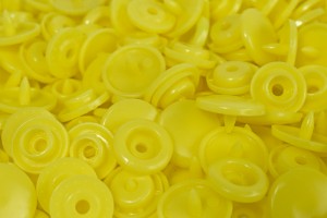 Botão de Pressão Plástico Tic Tac Nº 15 Amarelo PR-15MM 24