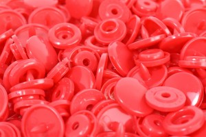 Botão de Pressão Plástico Tic Tac Nº 15 Vermelho PR-15MM 32